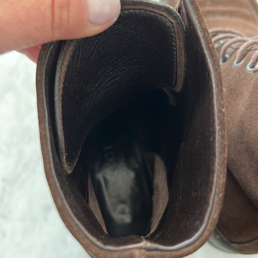 Gucci vintage brown suede lace up boot - Picture 13 of 13